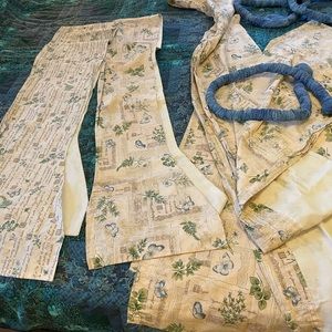 Curtains Valances for Patio Door, Kitchen and Laundry Window and Door to Garage